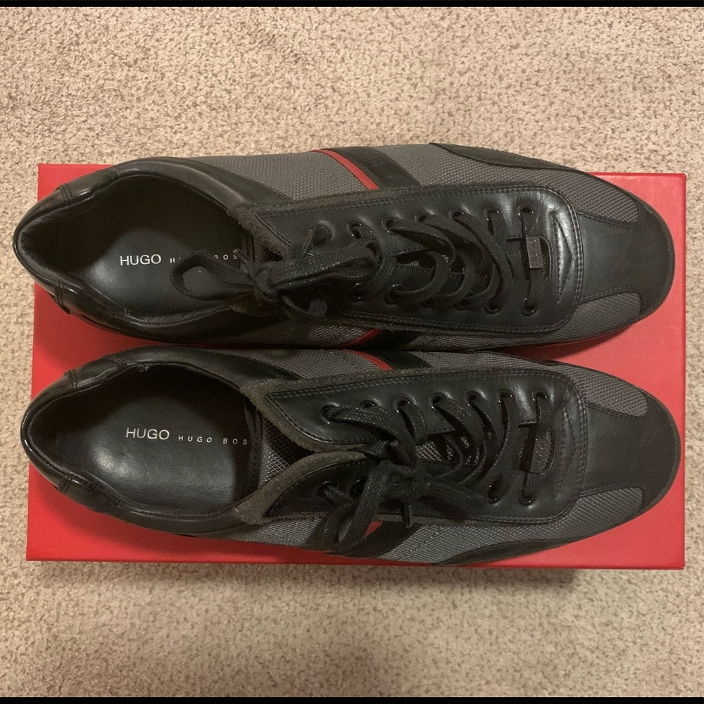Hugo Boss Thatoz Sneakers, Dark Grey, Size 12